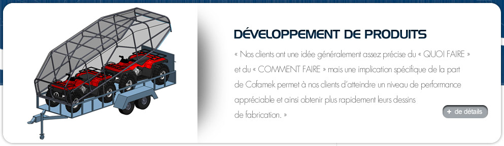 Développement de produits